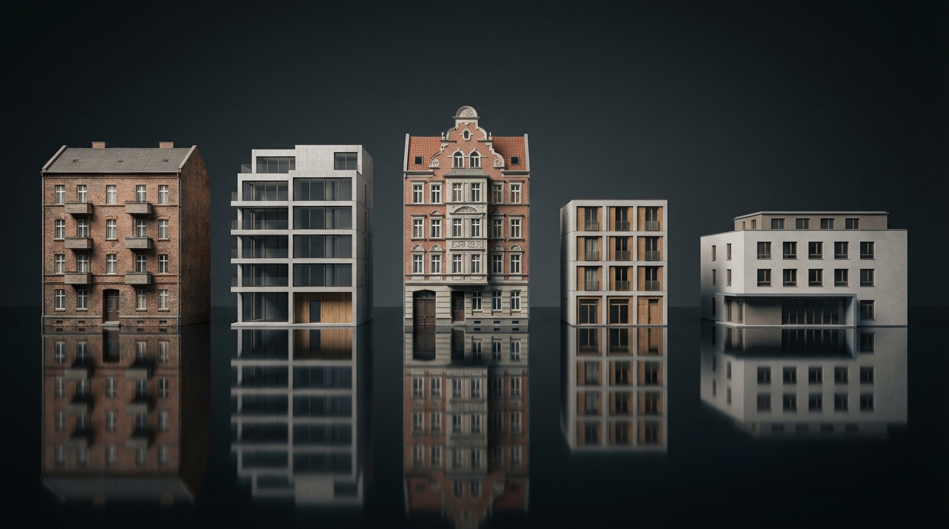 Die 5 wichtigsten Immobilien-Arten im Überblick