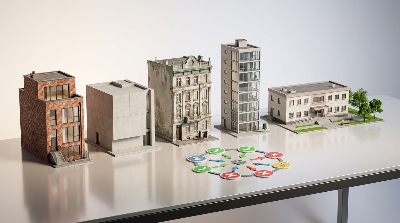 Vor- und Nachteile der Immobilien-Arten